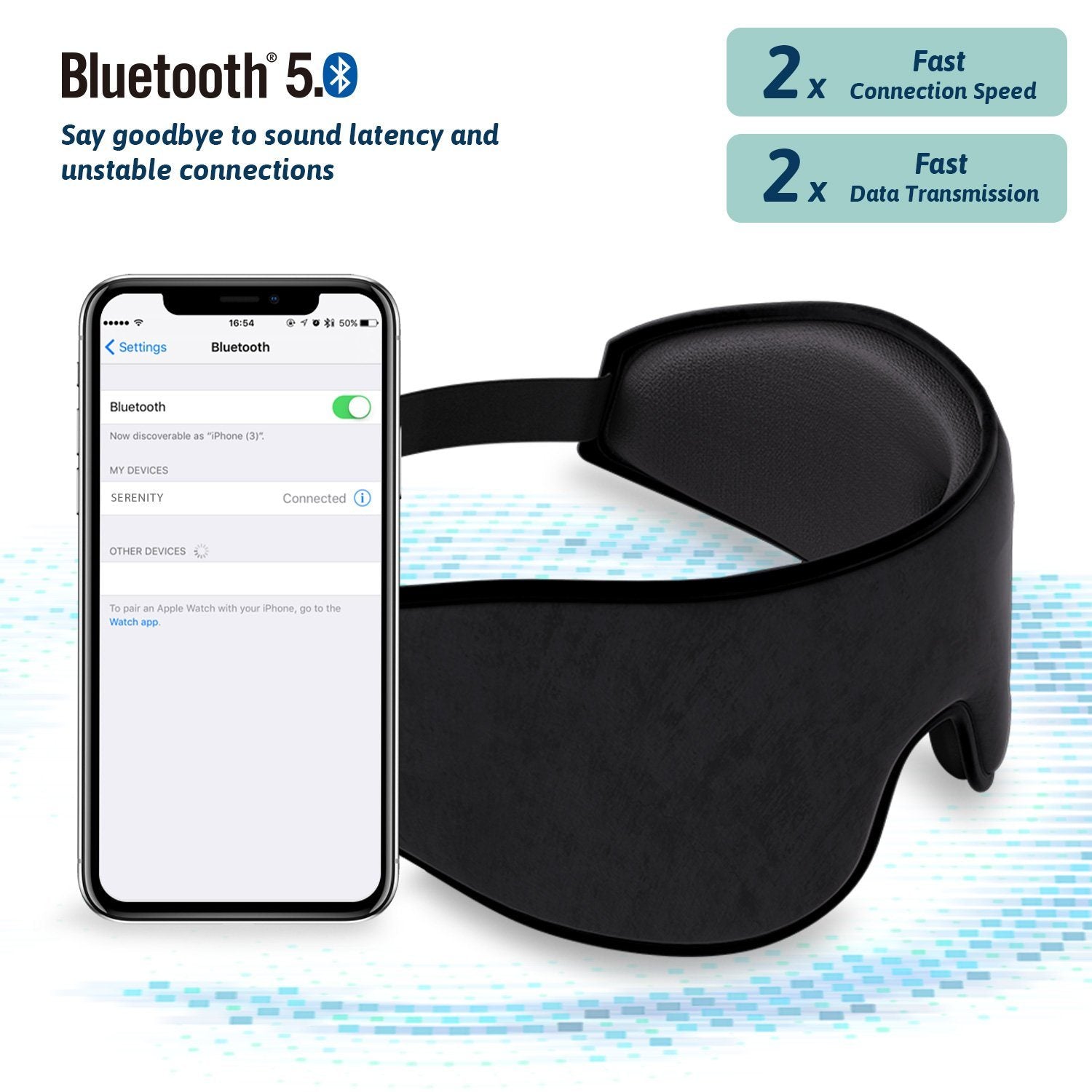 Wireless Sleep Mask Headphones Bluetooth 5.0 [$8 TEMPORARY DEAL]
