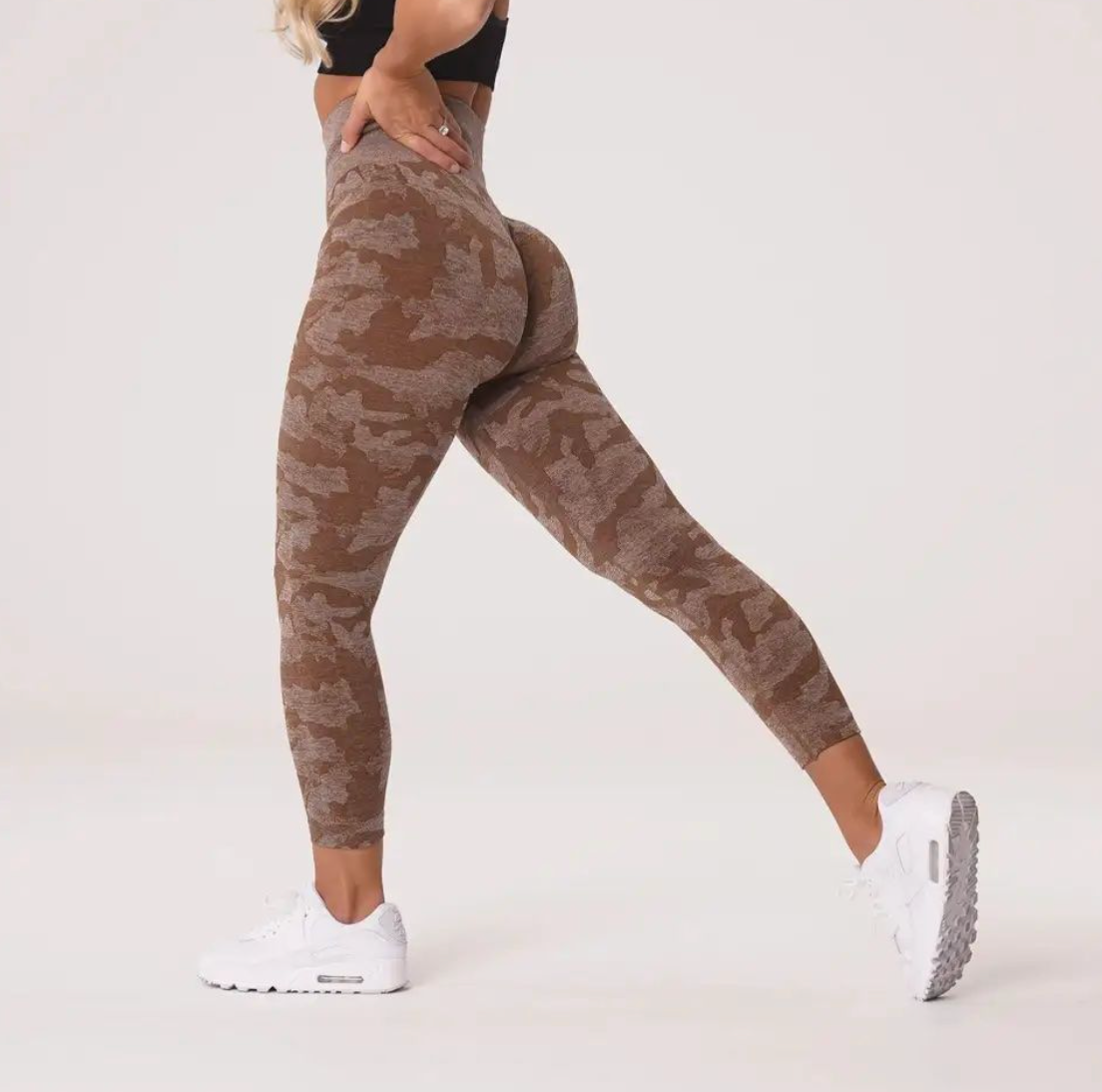Women's Camo Active Workout Leggings-2